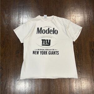 90s New York Giants white cotton t-shirt